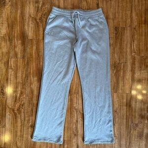 UNDER ARMOUR Men’s Heather Gray Loose Straight Leg Sweatpants Size Medium